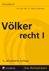 Buchcover Völkerrecht I