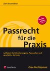 Buchcover Passrecht für die Praxis