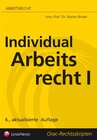 Buchcover Arbeitsrecht - Individualarbeitsrecht I