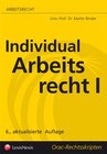 Buchcover Arbeitsrecht - Individualarbeitsrecht I