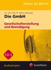 Buchcover Unternehmensrecht - Die GmbH 3 - Audioskriptum