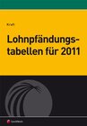 Buchcover Lohnpfändungstabellen für 2011