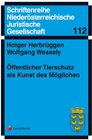 Buchcover Öffentlicher Tierschutz als Kunst des Möglichen