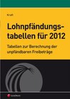 Buchcover Lohnpfändungstabellen für 2012