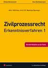 Buchcover Zivilverfahrensrecht - Zivilprozessrecht Erkenntnisverfahren 1