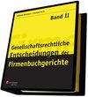 Buchcover Gesellschaftsrechtliche Entscheidungen der Firmenbuchgerichte