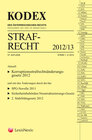 Buchcover KODEX Strafrecht 2012/13