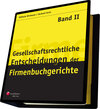 Buchcover Gesellschaftsrechtliche Entscheidungen der Firmenbuchgerichte