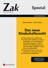Buchcover Zak Spezial - Das neue Kindschaftsrecht