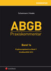 Buchcover ABGB Praxiskommentar - Band 1a, Ergänzungsband zu Band 1