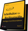 Buchcover Schriftsätze für Rechtsanwälte - Streitiges Gerichtsverfahren