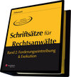 Buchcover Schriftsätze für Rechtsanwälte - Forderungseintreibung und Exekution