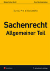 Buchcover Sachenrecht Allgemeiner Teil