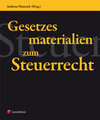 Buchcover Gesetzesmaterialien zum Steuerrecht