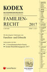 Buchcover KODEX Familienrecht 2017