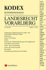 Buchcover KODEX Landesrecht Vorarlberg 2015