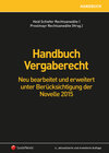 Buchcover Handbuch Vergaberecht