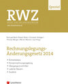 Buchcover RWZ Spezial: Rechnungslegungs-Änderungsgesetz 2014