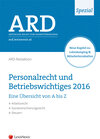 Buchcover Personalrecht und Betriebswichtiges 2016