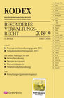 Buchcover KODEX Besonderes Verwaltungsrecht 2018/19