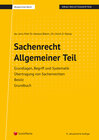 Buchcover Sachenrecht Allgemeiner Teil (Skriptum)