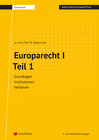 Buchcover Europarecht I - Teil 1 (Skriptum)