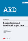 Buchcover Personalrecht und Betriebswichtiges 2019