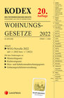 Buchcover KODEX Wohnungsgesetze 2022 - inkl. App