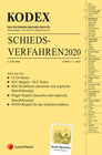 Buchcover KODEX Schiedsverfahren 2020