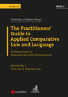 Buchcover Angloamerikanische Rechtssprache / The Practitioners’ Guide to Applied Comparative Law and Language Vol 1