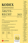 Buchcover KODEX Ärzterecht 2023 - inkl. App