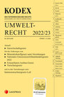 Buchcover KODEX Umweltrecht 2022/23 - inkl. App