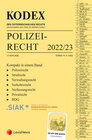 Buchcover KODEX Polizeirecht 2022/23 - inkl. App