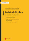 Buchcover Sustainability Law