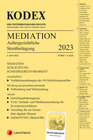 Buchcover KODEX Mediation 2023
