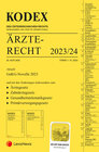 Buchcover KODEX Ärzterecht 2023/24 - inkl. App