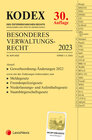 Buchcover KODEX Besonderes Verwaltungsrecht 2023 - inkl. App