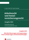 Buchcover Arbeitsrecht und Sozialversicherungsrecht 2023