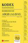 Buchcover KODEX Basisgesetze ABGB und B-VG 2024/25 - inkl. App