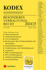 Buchcover KODEX Besonderes Verwaltungsrecht 2024/25 - inkl. App