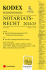 Buchcover KODEX Notariatsrecht 2024/25 - inkl. App