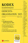 Buchcover KODEX Gerichtsorganisation 2025 - inkl. App