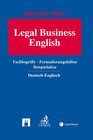 Buchcover Legal Business English