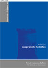 Buchcover Ausgewählte Schriften
