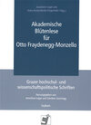 Buchcover Akademische Blütenlese für Otto Fraydenegg-Monzello