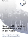 Buchcover Stand und Perspektiven der NS-­Forschung in der Musik