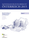 Buchcover Nationaler Bildungsbericht Österreich 2015 Band 1