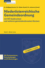 Buchcover Niederösterreichische Gemeindeordnung mit NÖ Stadtrechten und weiteren gemeinderelevanten Normen