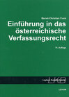 Buchcover Einführung in das österreichische Verfassungsrecht