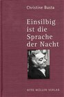 Buchcover Einsilbig ist die Sprache der Nacht